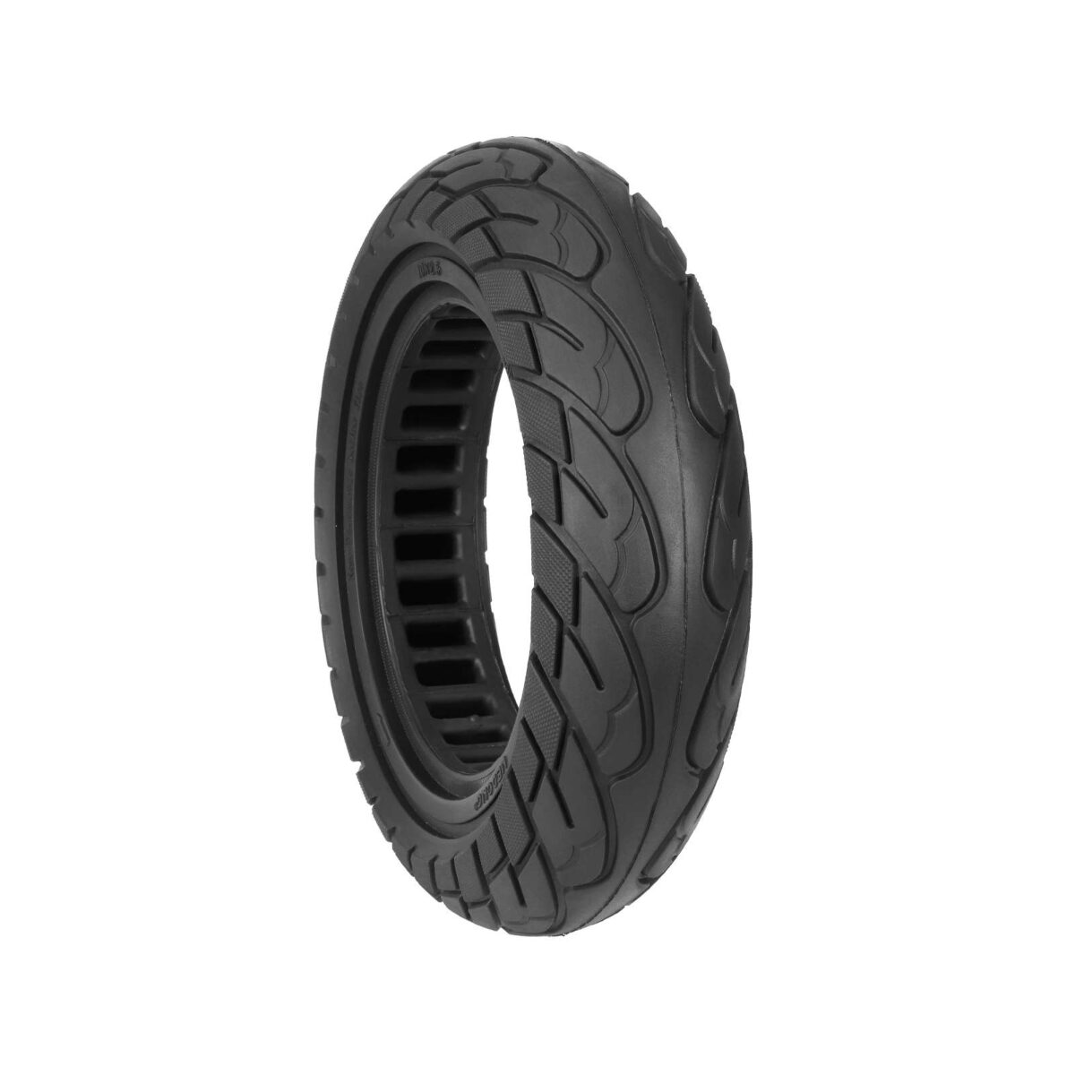 Neumático sólido negro de 10 x 2,5 con ranura de 37 mm - Imagen 4