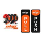 Pegatinas push-pull de Ulip + pegatinas de producto