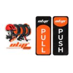 Pegatinas push-pull de Ulip + pegatinas de producto