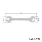 Llave de doble extremo para bicicleta plegable eléctrica Xiaomi (versión internacional) - Imagen 2