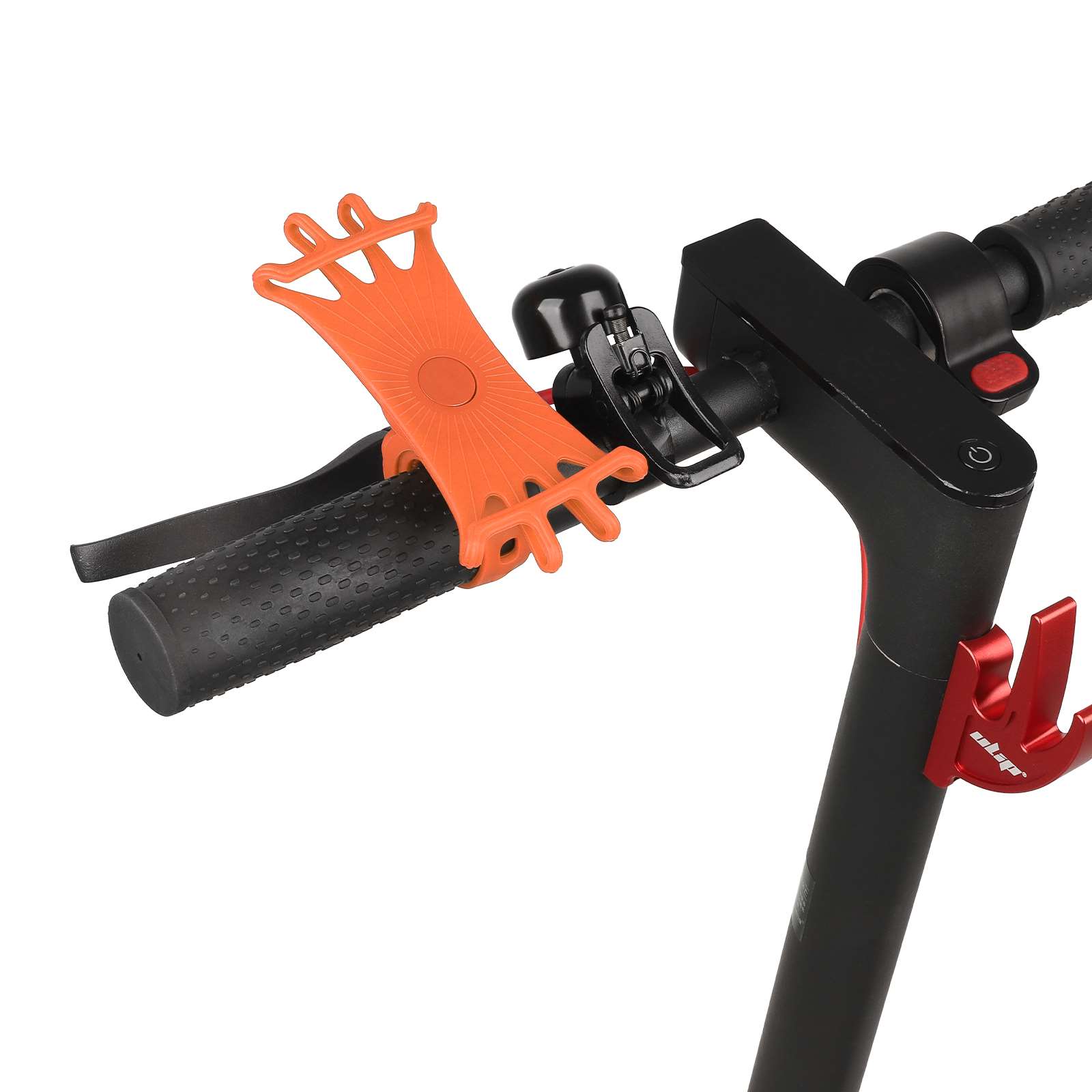 Soporte para teléfono de silicona multifuncional naranja - Imagen 6