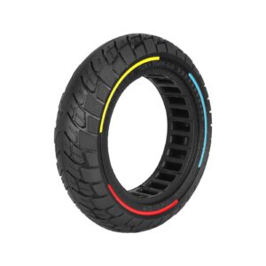 Neumático sólido Ulip 10*2.5 (60/70-6.5) con círculo de tres colores (ranura de 45 mm)