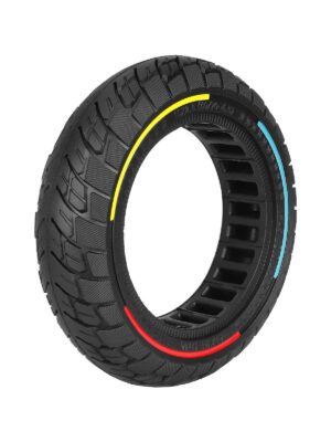 Neumático sólido Ulip 10*2.5 (60/70-6.5) con círculo de tres colores (ranura de 45 mm)