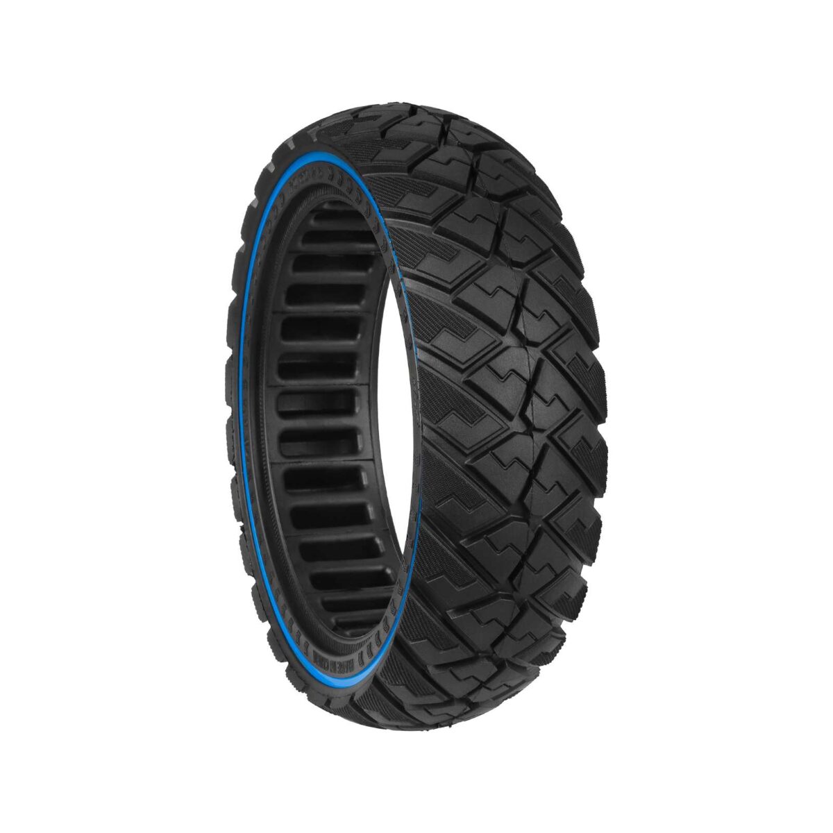 Neumático sólido todoterreno Ulip 70/60-7.5 con forma de diamante y círculo azul - Imagen 3