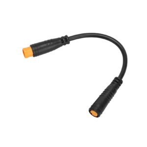 Cable de conexión para bicicleta eléctrica con conectores hembra a macho de 3 pines