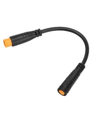 Cable de conexión para bicicleta eléctrica con conectores hembra a macho de 3 pines