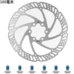Rotor de freno de disco de 6 puntos y 6 pernos de 160 mm (incluye 6 pernos)
