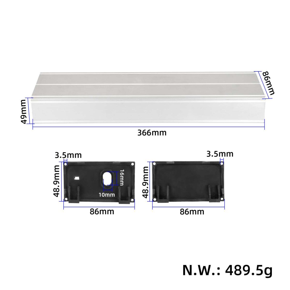 Funda de aluminio para protección de batería Xiaomi PRO - Imagen 2
