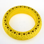 Neumático sólido de caucho de 8 1/2 x 2 (amarillo) - Imagen 5
