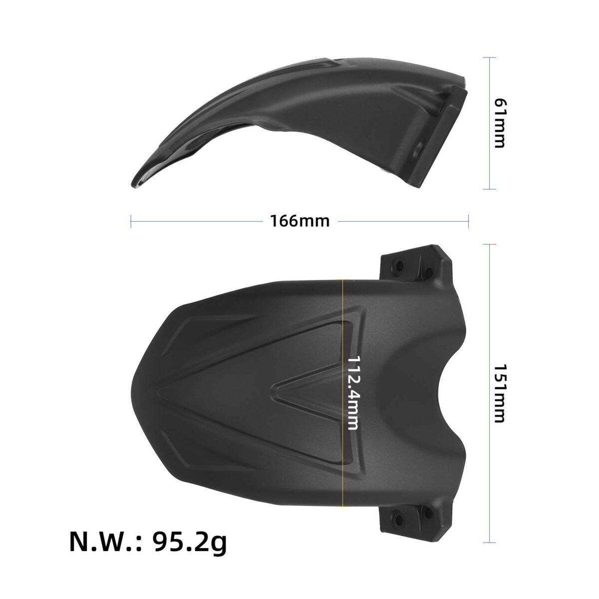 Guardabarros delanteros Kukirin G2 Master - Imagen 2