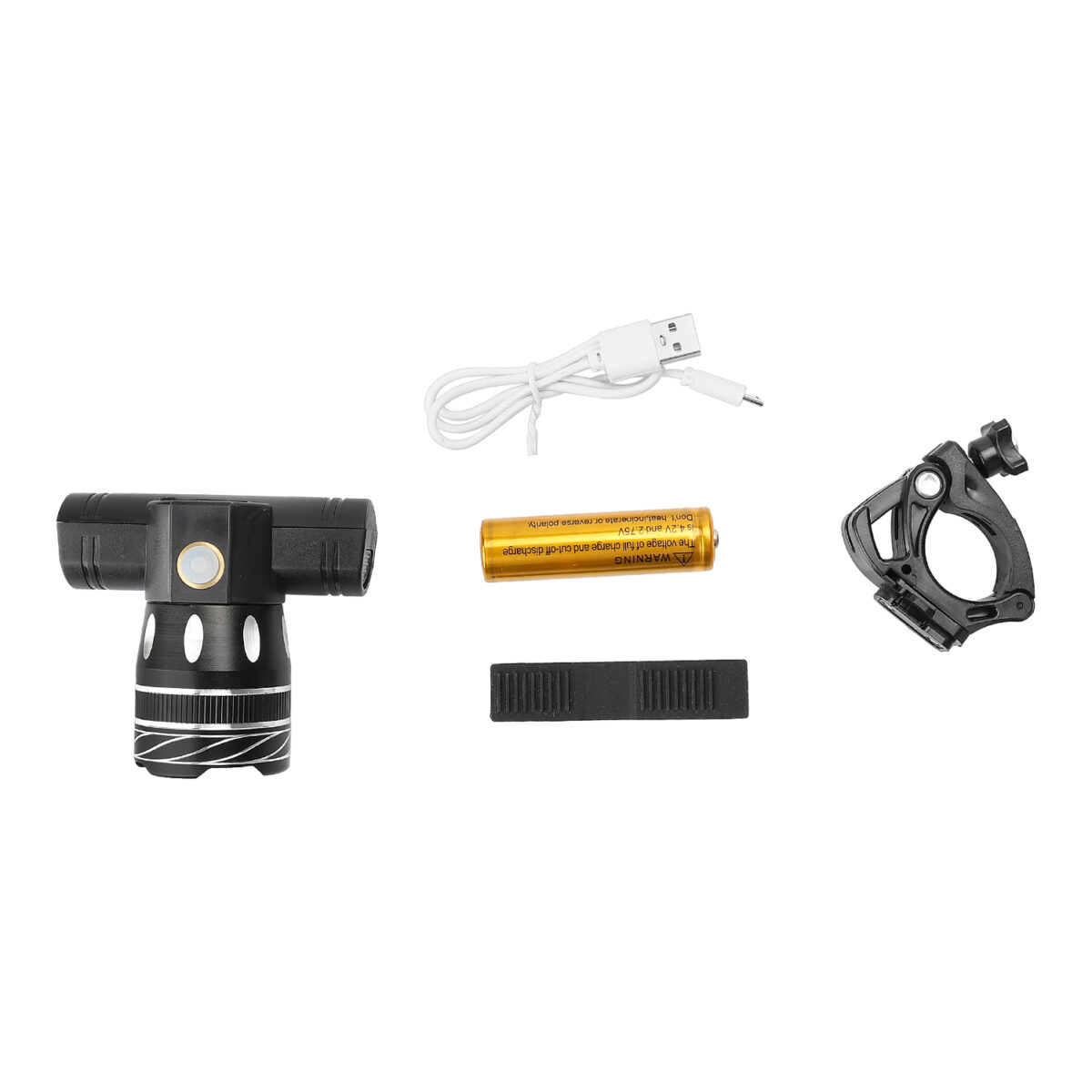 Linterna frontal LED XML T6 recargable por USB - Imagen 2