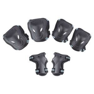 Equipo de protección extraterrestre negro y azul talla S