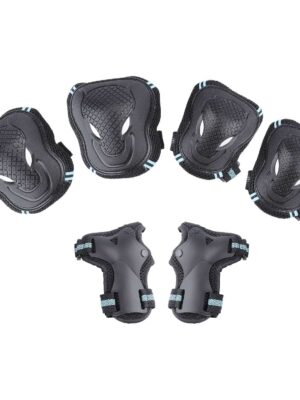 Equipo de protección extraterrestre negro y azul talla S