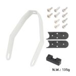 Soporte de metal blanco para guardabarros trasero para todos los scooters Xiaomi - Imagen 2