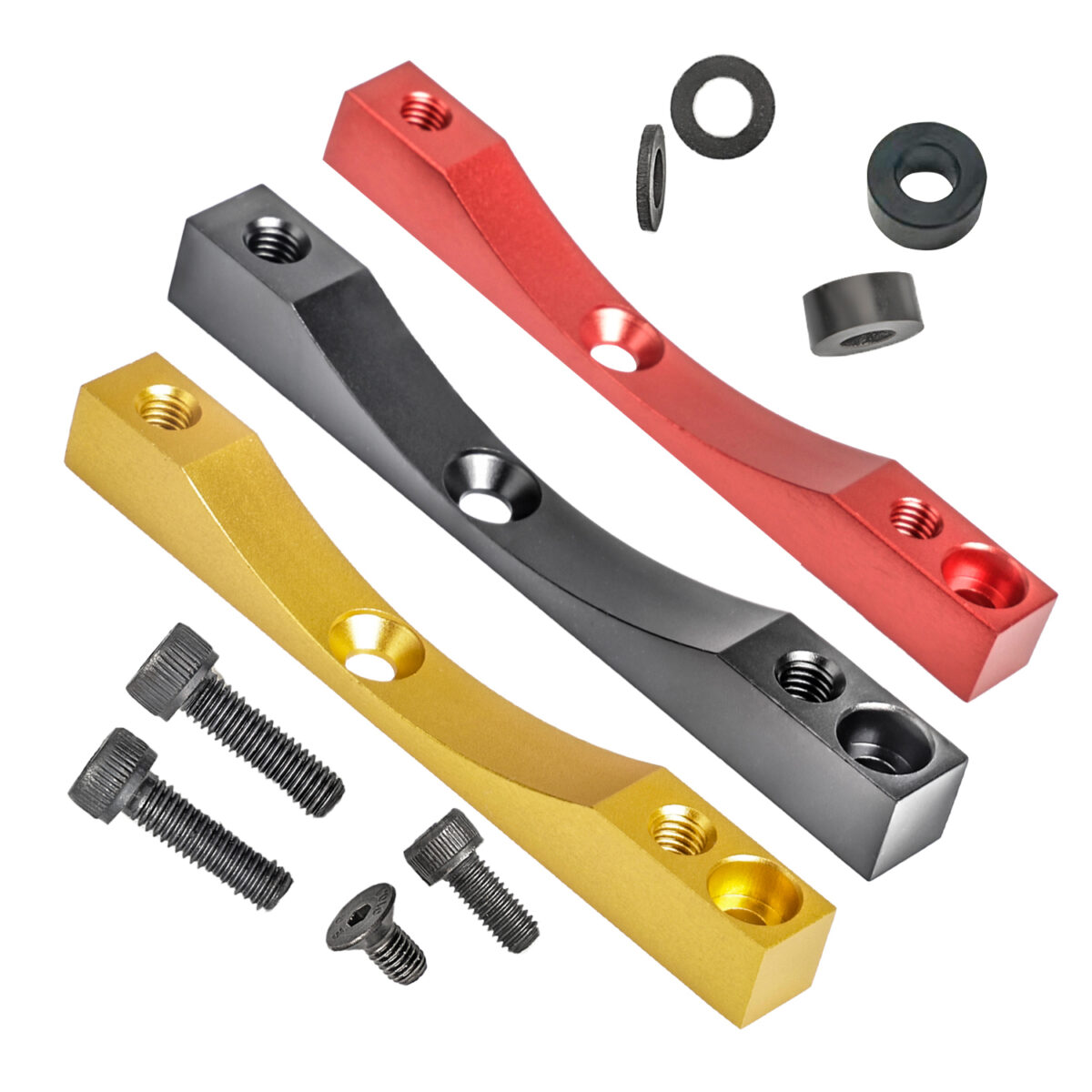 Adaptador Gold Xtech con 4 orificios y tornillo - Imagen 2