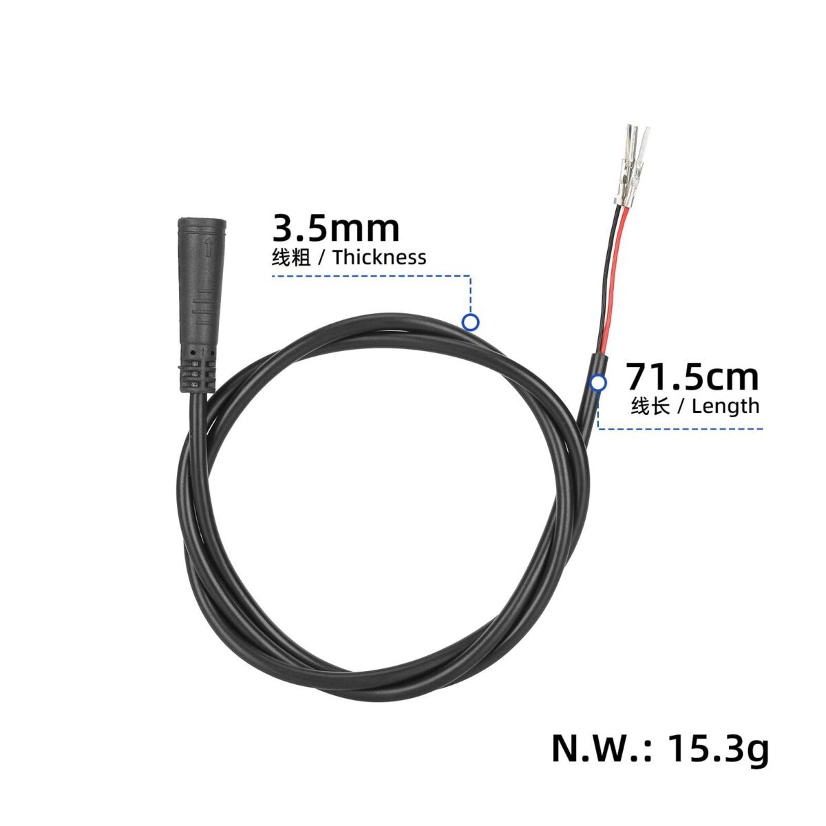 Cable adaptador de faros delanteros de 3 orificios Kukirin G2 Pro/G2 Max - Imagen 2