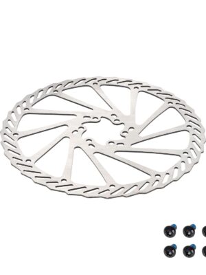 Disco de freno de 203 mm con orificios de instalación dobles y 6 tornillos