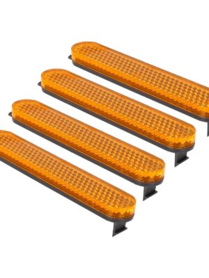 4 barras reflectoras amarillas para scooters Pro 2, Essential, 1S, F2, F2 Plus y F2 Pro