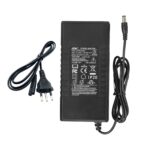 Cargador Ulip de 42 V a 54,6 V, 2 A, certificado CE y FCC con conector DC 2,1 (enchufe brasileño).