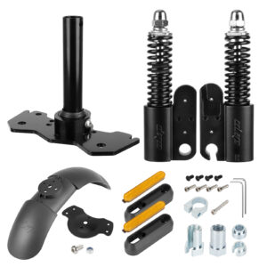 Suspensión delantera hidráulica Ulip con guardabarros de goma para scooters Xiaomi