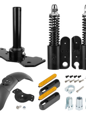 Suspensión delantera hidráulica Ulip con guardabarros de goma para scooters Xiaomi