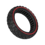 Neumático todoterreno sólido Ulip 70/60-7.5 con forma de diamante y círculo rojo