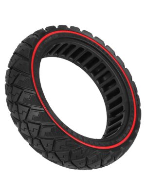 Neumático todoterreno sólido Ulip 70/60-7.5 con forma de diamante y círculo rojo