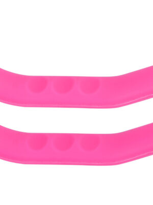 2 fundas de silicona para palanca de freno de color rosa