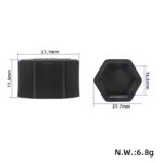Cubierta de plástico con tuerca negra para eje de balancín para scooter Kukirin G3 Pro/G2 Master/G4Max - Imagen 2