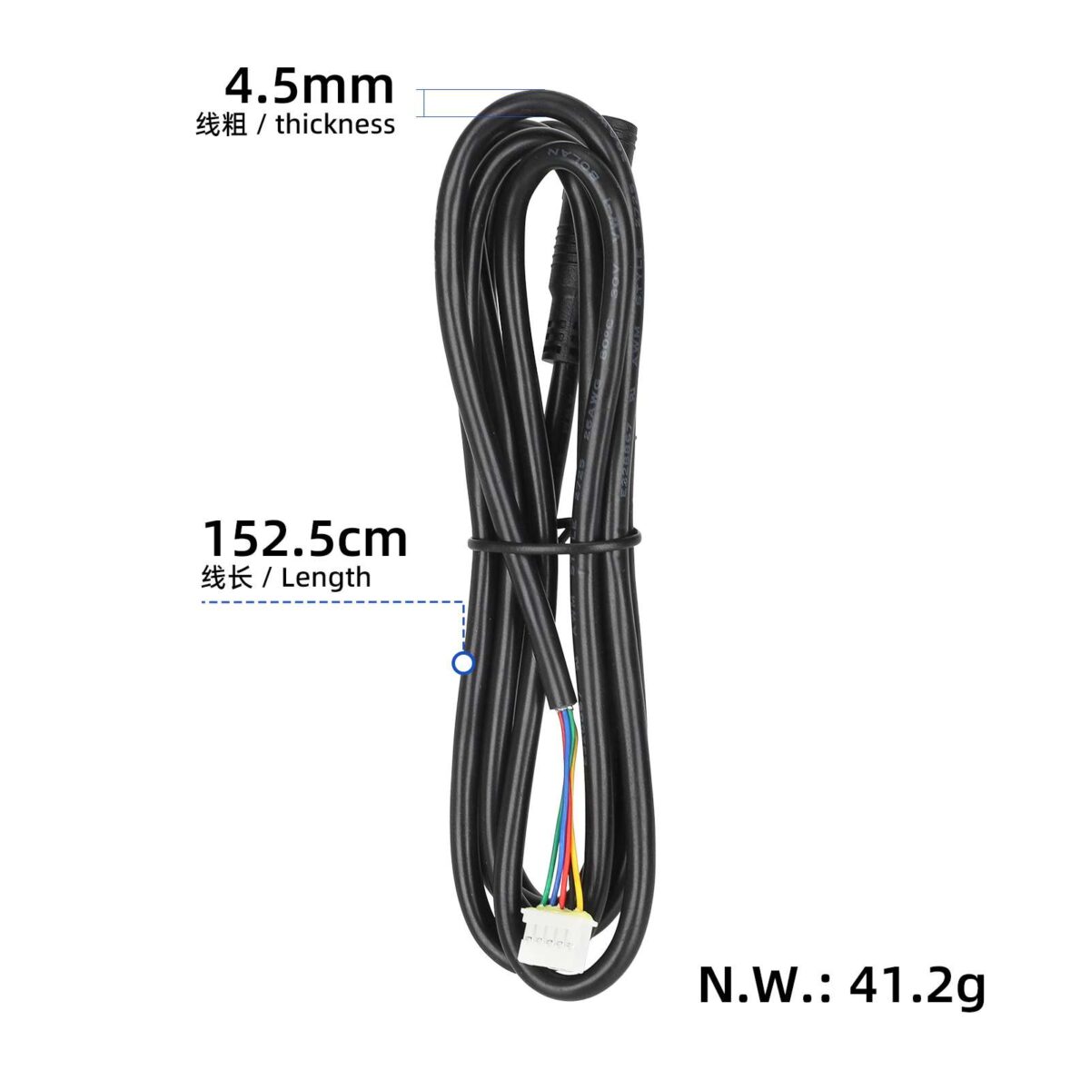 Cable de alimentación negro original para scooter MI Elite - Imagen 6