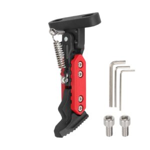 Pata de cabra ajustable Ulip Negro-Rojo para scooters de las series F y Xiaomi 4