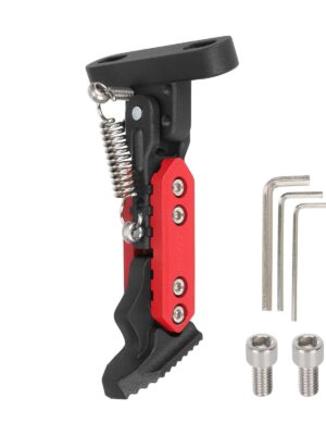 Pata de cabra ajustable Ulip Negro-Rojo para scooters de las series F y Xiaomi 4