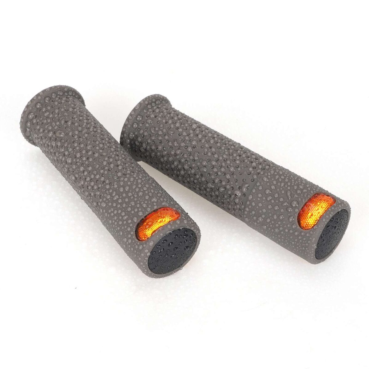 Cubierta de agarre de manillar gris para luz de señal de giro para scooters Xiaomi/Ninebot con ranura - Imagen 4