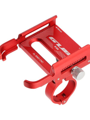 Soporte para teléfono móvil GUB P30 de aleación de aluminio rojo