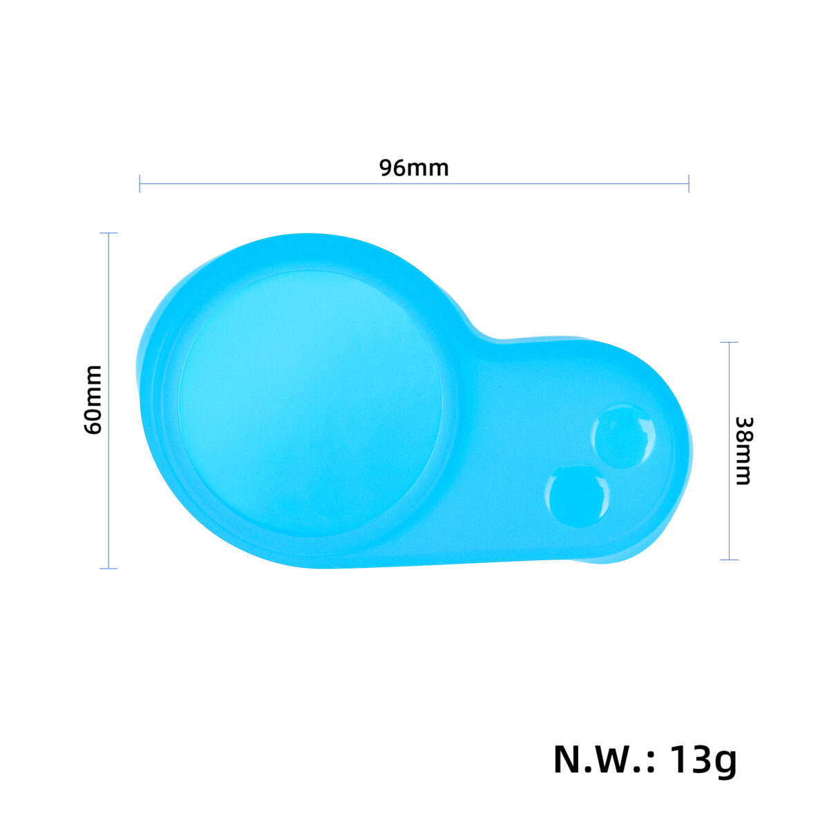 Cubierta de silicona para manómetro universal azul - Imagen 2