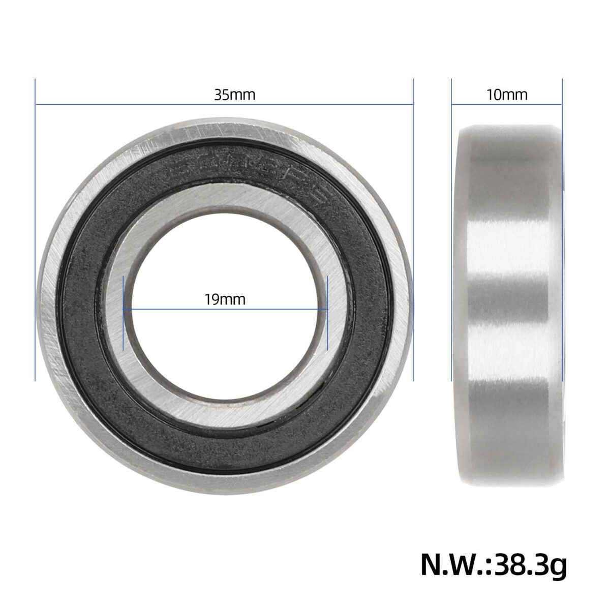 Cojinete 6003RS - Imagen 2