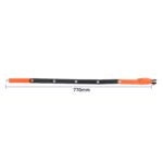 Cerradura antirrobo rectangular plegable naranja (con caja de embalaje) - Imagen 4