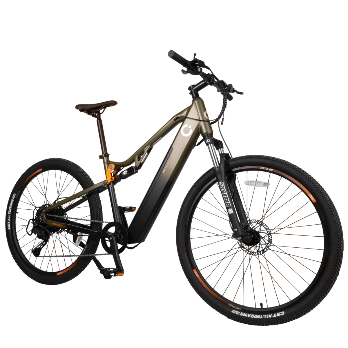 Cecotec bicicleta eléctrica de montaña Sprint Silver E-bike 250W 120 km doble suspensión BoostToGlory - Imagen 2