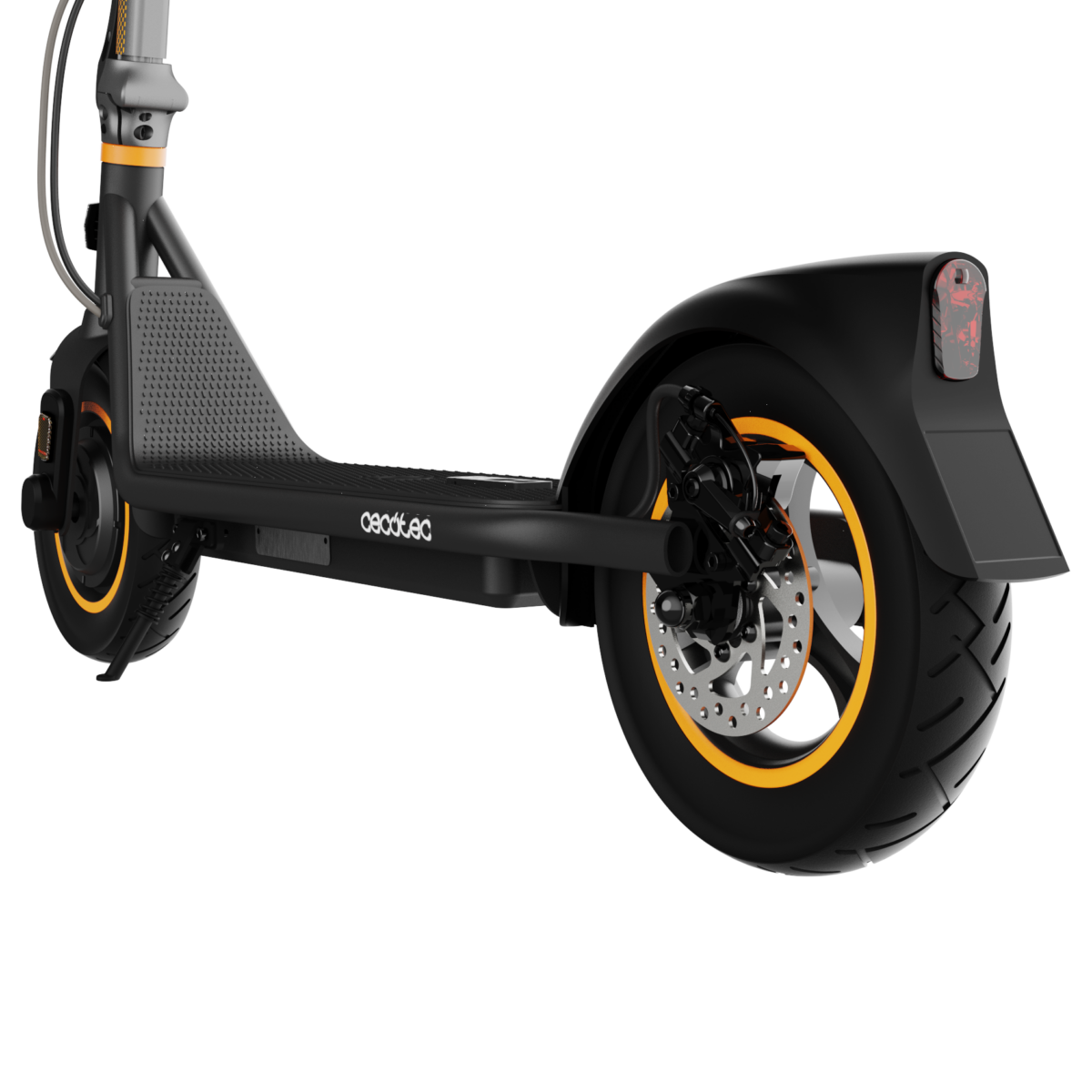 Patinete eléctrico con potencia máxima de  700W y neumáticos de 10" que permite superar pendientes y desplazarse por cualquier superficie cómodamente. Con autonomía de hasta 30 km. Incluye acople porta teléfono para el manillar. Cumple con todos los requisitos de la nueva normativa española de circulación. - Imagen 3