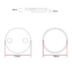 CS001-S pastilla sinterizada 20mm para Xiaomi [Ewheel] - 2 juegos - Imagen 3