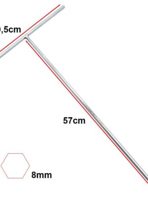 Llave allen M10/58cm para mástil Smartgyro