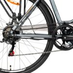 Bicicleta eléctrica urbana Antares 700C con marco de acero y frenos de disco - Imagen 3