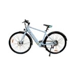 Bicicleta eléctrica de carretera Atria 700c con marco de acero y frenos de disco