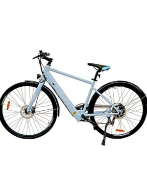 Bicicleta eléctrica de carretera Atria 700c con marco de acero y frenos de disco