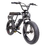 Fat ebike eléctrica M20X negra 20" con frenos de disco - Imagen 2