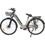 Bicicleta eléctrica urbana Arturo 700C con marco de aluminio y frenos de disco