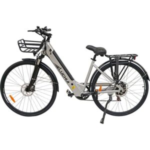 Bicicleta eléctrica urbana Arturo 700C con marco de aluminio y frenos de disco