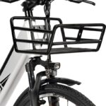 Bicicleta eléctrica urbana Arturo verde 700C con marco de aluminio y frenos de disco - Imagen 2