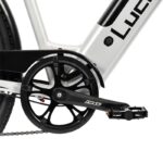 Bicicleta eléctrica urbana Arturo verde 700C con marco de aluminio y frenos de disco - Imagen 3