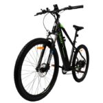 Bicicleta eléctrica MTB Spica verde 27,5" con frenos hidráulicos - Imagen 3